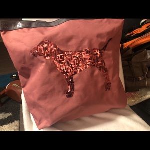 Victoria’s Secret Pink Sequin Dog bag